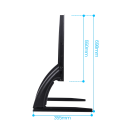 Television teline jalustalla 32-75 tuumaa, 698 x 355 mm, kantavuus 50 kg, vakaa perusta litteille näytöille 4