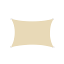 Telo ombreggiante impermeabile 3x4 m Tenda UV da giardino contro la pioggia e il sole con occhielli in acciaio inox e corda resistente al vento 2