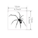 Temporäres wasserfestes Tattoo Spinne 12x12cm Fake Body Tattoo Spinnentattoo für Arm oder Bein Stylisches temporäres Tattoo für 15 Tage 2