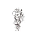 Temporary Flower Tattoo 17