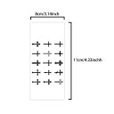Temporary Waterproof Tattoo Cross 11 x 8 cm Tattoo Paper with Cross Designs Finger and Body Tattoo Set of Fake Tattoos Small Temporary Tattoos 2