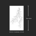 Temporary Waterproof Tattoo Simple Lines 18 x 11 cm Artistic Tattoo Cracked Blood Vessels Tattoo for Arm and Neck Fake Tattoo for 15 Days 2