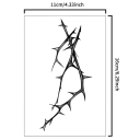 Temporary Waterproof Tattoo Thorns 15 cm Fake Tattoo for Arm and Leg Thorn Motif Tattoo Durable Temporary Tattoo for 12–15 Days 2