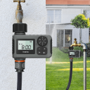 Temporizador de rega automático com ecrã LCD À prova de água IPX7 Para mangueira de jardim e torneira 3/4" Duração 1 ano Alimentação 2x AA 2