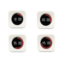 Temporizador visual digital de 60 minutos com sensor de gravidade Tipo C USB Temporizador recarregável de 500 mAh para cozinhar estudar duche Lembrete de tempo 3