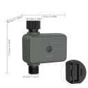 Temporizator de irigații inteligent MOES Bluetooth cu funcție de întârziere a ploii și mod automat și manual 2