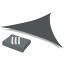 Tenda da sole triangolare impermeabile 3x3x3m con filtro UV al 98% Telo per giardino terrazza campeggio esterno ombreggiatura senza accessori 3