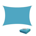 Tenda de sombra impermeável 200 x 400 cm Tecido de poliéster para jardim, terraço, varanda, piscina, praia, tenda, guarda-sol, camping ao ar livre 3