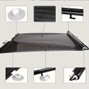 Tenda oscurante senza foratura 40x60 cm Motivo forato Tenda per finestre Con ventose Accessorio per interni Decorazione per la casa 4