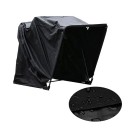 Tenda per moto Tessuto impermeabile e montaggio facile 270 x 105 x 155 cm Struttura in acciaio e costruzione pieghevole Nera Garage per motocicletta 6