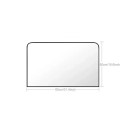 Tende parasole magnetiche per il vetro posteriore dell'auto 80x5 cm 1 paio Tende opache a doppio lato con magneti Protezione estiva contro il sole per l'interno 2