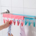 Tendedero con pinzas de velcro 1