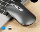 Tenká bezdrátová dobíjecí myš pro počítač a notebook Připojení přes USB přijímač 2,4 GHz i Bluetooth 5.1 Rozlišení 1600 DPI Výška 20 mm 5