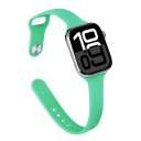 Tenký silikonový remienok pre Apple Watch 42 mm 44 mm 45 mm 46 mm 49 mm Ľahký priedušný mäkký športový pásik kompatibilný s viacerými modelmi 7