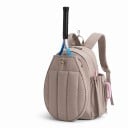 Tennis Racket Backpack with Shoe Compartment and Bottle Pocket 45 x 32 x 13.5 cm Quilted Sports and Travel Suitable for Badminton and Training 4