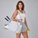 Tennisrakettikassi kengätaskulla ja pullotaskulla 48 x 19 x 31 cm Vaatteet ja pickleball 11