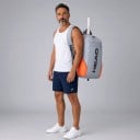 Tennisrygsæk med rum til ketchere og sko 48 x 30 x 20 cm Sportstaske til tennis og padel Til mænd og kvinder Til træning og kampe 12