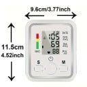 Tensiómetro de brazo con pantalla LED Manguito de 22 a 32 cm Memoria para 99 resultados y 2 perfiles de usuario Blanco Para mediciones de presión 2