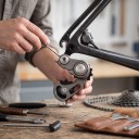 Tensor de cadena MTB para 1 velocidad UDH Rango 13T a 17T Jaula de acero Poleas de aluminio Gris y negro Para bicicleta de montaña de una sola 6
