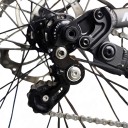 Τεντωτήρας αλυσίδας MTB για 1 ταχύτητα UDH Εύρος 13T έως 17T Ατσάλινη κλουβί Αλουμινένιες τροχαλίες Γκρι και μαύρο Για ποδήλατο βουνού single speed 3