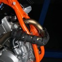 Tepelný pajzs a kipufogócső KTM SXF EXCF SMR 250 350 450 500 Husqvarna FC FE 250 350 450 501 Hossz 220 mm Klipekkel 2
