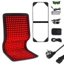 Terapeutická podložka 80x30cm s červeným světlem 660nm 850nm 360 LED Terapie svalů Úleva od bolesti Podpora krevního oběhu Nastavitelný časovač 2