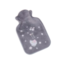 Terapia térmica garrafa de água 11 x 16 cm Termofor de pelúcia relaxante Saco térmico de borracha Efeito de aquecimento duradouro 1