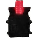 Terapie cu lumină infraroșie pentru întregul torace 753 LED 660 și 850 nm 82 x 50 cm cu telecomandă și buzunare negru dispozitiv medical pentru spate și piept 1