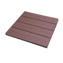 Terasové dlaždice WPC 30 × 30 × 1,8 cm, dřevoplastový kompozit (60 % dřevo + 30 % plast), click systém, na zahradu, terasu i balkon 8