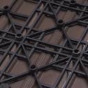 Terasové dlaždice WPC 30 × 30 × 1,8 cm, dřevoplastový kompozit (60 % dřevo + 30 % plast), click systém, na zahradu, terasu i balkon 4