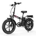 Terénne elektrokolo DEEPOWER G23 Silnik 90 Nm Bateria 48 V 35 Ah Zasięg 100–110 km Opony fat bike Wyświetlacz LED Czarny Do terenu i miasta 2