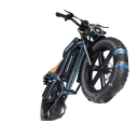 Terénní elektrokolo DEEPOWER QS7, motor 2000W, baterie 48V 20Ah, dojezd 100 km, 20×4.0 fat pláště, kotoučové brzdy, přední i zadní odpružení 5