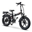 Terenowe elektrokolo DEEPOWER G23 Silnik 90 Nm Bateria 48 V 25 Ah Zasięg 70–80 km Opony fat bike Wyświetlacz LED Czarne Do terenu i miasta 1