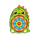 Τέρμα με αυτοκόλλητο για τέρατα 7