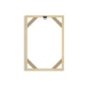 Természetes fa fényképkeret 50 x 70 cm Vászonkeret 55 x 75 cm Fényképkeret DIY falikép dekorációhoz 1