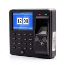 Terminal de ponto com leitor de impressões digitais e cartões RFID Capacidade 1000 impressões 106 x 34 x 106 mm USB e Wiegand Preto Para ponto 2
