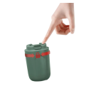 Termo copo para café com tampa fechável e sistema de segurança contra derrames 220 ml mini copo térmico 11,5 × 7 cm vermelho copo de viagem 10