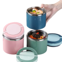 Termo de acero inoxidable para alimentos, 630 ml, lonchera térmica de 11,8 x 11 cm, termo para sopa que mantiene la comida caliente para el trabajo y la escuela. 2