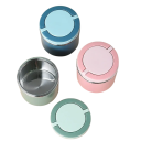 Termo de acero inoxidable para alimentos, 630 ml, lonchera térmica de 11,8 x 11 cm, termo para sopa que mantiene la comida caliente 12