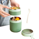 Termo de acero inoxidable para alimentos, 710 ml, lonchera térmica, 10,7 x 15,3 cm, recipiente para sopa, tapa hermética y compacta. 5