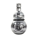 Termo de acero inoxidable Wukong en forma de calabaza 500 ml color negro diseño 3D botella con tapa de corcho para bebidas 4