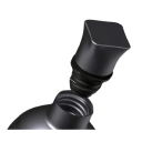 Termo de acero inoxidable Wukong en forma de calabaza 500 ml color negro diseño 3D botella con tapa de corcho para bebidas 7