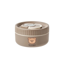 Termo-madkasse 400 ml 11,5×6,5 cm Isoleret beholder i rustfrit stål med låg Lækagesikker Mikrobølgeovnssikker Børnemadkasse med bamsemotiv 6