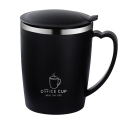 Termo portátil de acero inoxidable 304 de 350 ml con asa, a prueba de fugas, para agua y café, 10,6 x 10,6 cm 1