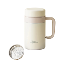 Termoencendedor con filtro extraíble y tapa rígida 500 ml acero inoxidable con asa termo taza para té y café para uso diario 5