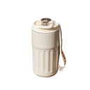 Termohrnček 450 ml s digitálnym displejom teploty Nápojová termoska z 316 nerezovej ocele 6 x 18 cm Cestovný hrnček s otvorom na pitie 6