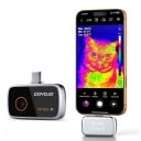 Termokamera GW192A Infrarød opløsning 192x192 USB-C plug-and-play Sølv Til hjemmeinspektion og telefoner Android samt iPhone 15/16/17 2