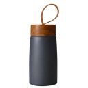 Termokrus i rustfrit stål 260 ml Dobbeltvægget vakuumisolerende rejsekrus til kaffe og te Holdbart termokrus med lækagesikkert låg Let og stilfuldt design 5