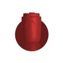 Termokrus til kaffe med lukket låg og spildsikring 220 ml mini termokrus 11,5 × 7 cm rød rejsekop til kaffe 7