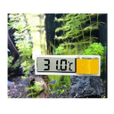 Termómetro digital para acuario 7 x 1,5 cm pantalla LCD Sensor electrónico con precisión de 0,1 °C Medición adhesiva Temperatura lado exterior del cristal 7